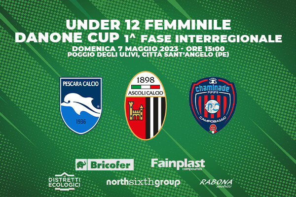 U12 FEMMINILE | DANONE CUP 1^ FASE INTERREGIONALE